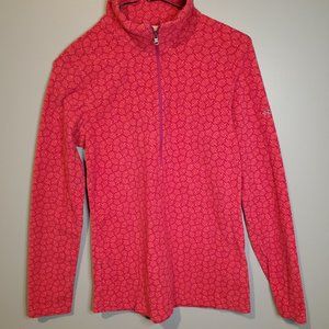 Columbia Half Zip Fleece Pink & Orange